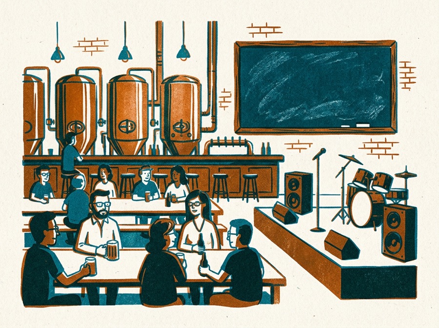 Three Notch'd Brewery poster art